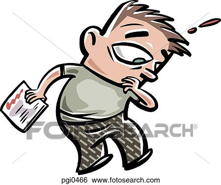 A man worrying about his shoes View Large Illustration Stock Illustration - A man worrying about his shoes. Fotosearch