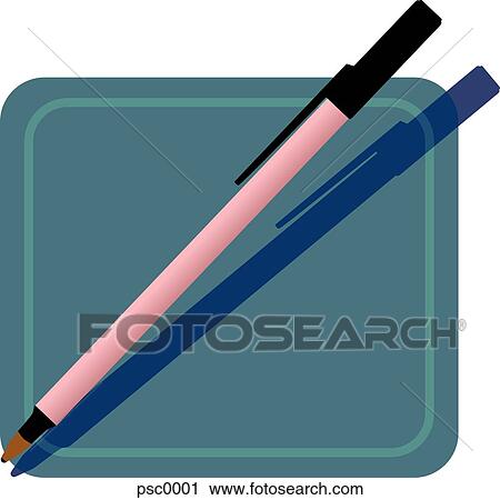 Clip Art - A picture of a ballpoint pen. Fotosearch