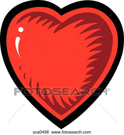 A red heart symbolising love View Large Illustration Stock Illustration - A red heart symbolising love. Fotosearch