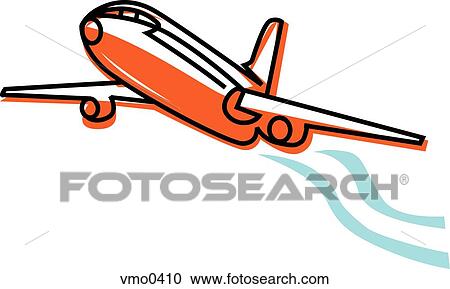 Airplane View Large Illustration Clipart - Airplane. Fotosearch