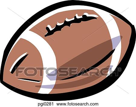 An illustration of a football View Large Illustration Clip Art - An illustration of a football. Fotosearch