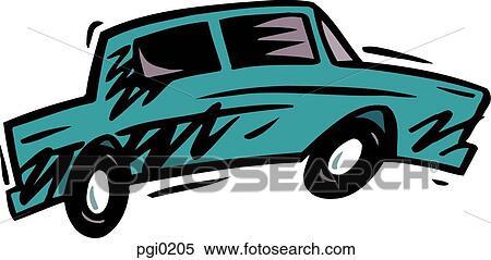 An illustration of a green car View Large Illustration Stock Illustration - An illustration of a green car. Fotosearch