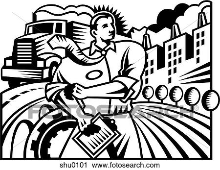Clip Art - An illustration of a manager. Fotosearch