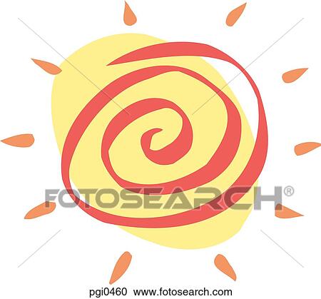 An illustration of a sun View Large Illustration Clipart - An illustration of a sun. Fotosearch