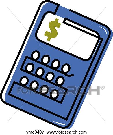 Stock Illustration - Calculator. Fotosearch