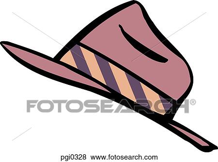 Drawing of a fedora View Large Illustration Stock Illustration - Drawing of a fedora. Fotosearch