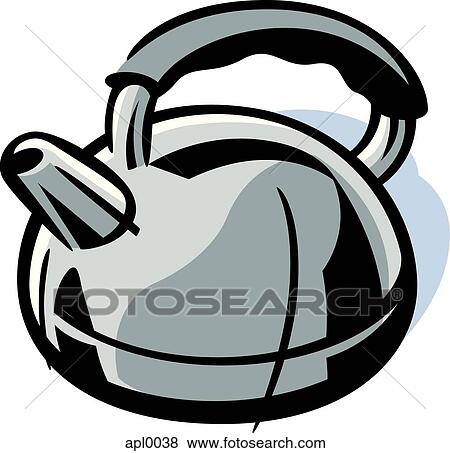 Drawing of a kettle View Large Illustration Stock Illustration - Drawing of a kettle. Fotosearch