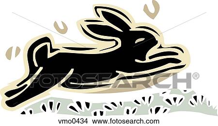 Stock Illustration - Drawing of a rabbit. Fotosearch