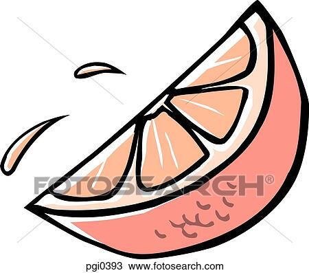 Drawing of a slice of orange View Large Illustration Drawing - Drawing of a slice of orange. Fotosearch