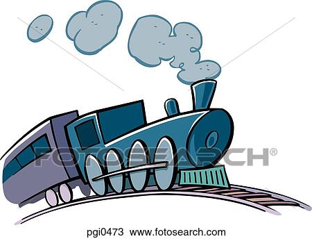 Drawing of a train View Large Illustration Drawing - Drawing of a train. Fotosearch