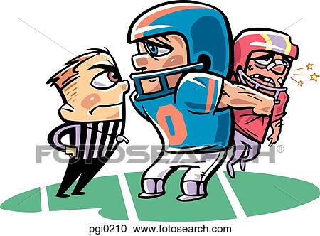 football players and coach View Large Illustration Clipart - football players and coach. Fotosearch