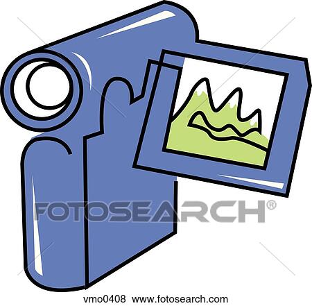 Hand held camera View Large Illustration Stock Illustration - Hand held camera. Fotosearch