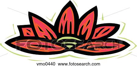 Illustration of a red flower View Large Illustration Clipart - Illustration of a red flower. Fotosearch
