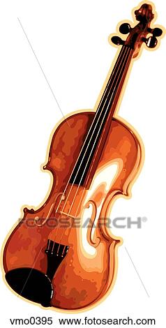 Stock Illustration - Illustration of a violin. Fotosearch