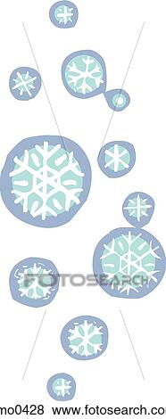 Illustration of snowflakes View Large Illustration Stock Illustration - Illustration of snowflakes. Fotosearch