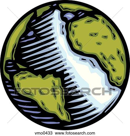Illustration of the planet Earth View Large Illustration Drawing - Illustration of the planet Earth. Fotosearch
