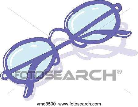 Pair of glasses View Large Illustration Clipart - Pair of glasses. Fotosearch
