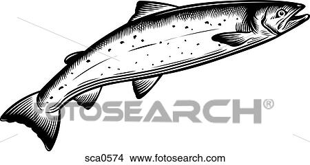 Stock Illustration - A black and white image of a trot. Fotosearch