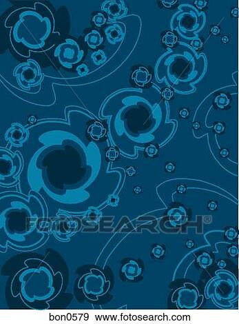 A blue abstract background View Large Illustration Stock Illustration - A blue abstract background. Fotosearch