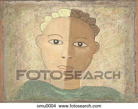 A boy that is part african american, part caucasian View Large Illustration Stock Illustration - A boy that is part african american, part caucasian. Fotosearch