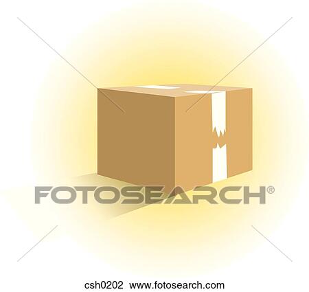 Drawing - A closed box. Fotosearch