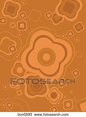 A dark orange background View Large Illustration Drawing - A dark orange background. Fotosearch