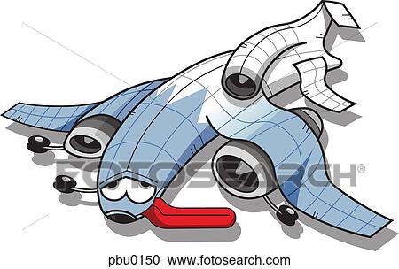Clipart - A drawing of a sick plane. Fotosearch