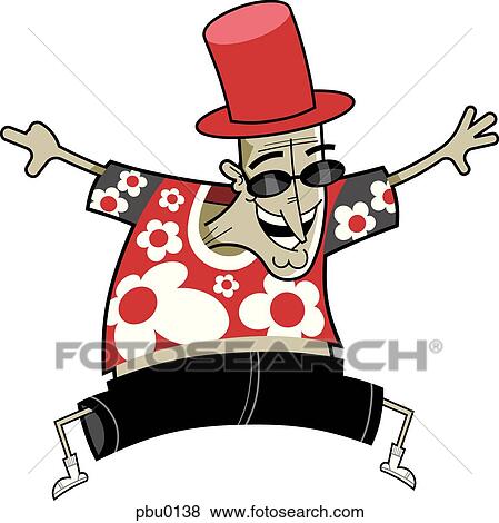 A drawing of an energetic man View Large Illustration Stock Illustration - A drawing of an energetic man. Fotosearch
