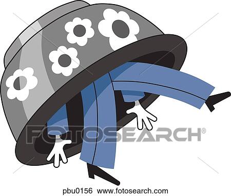 Stock Illustration - A person stuck in a bowl. Fotosearch