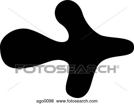 Stock Illustration - A picture of a black and white shape. Fotosearch