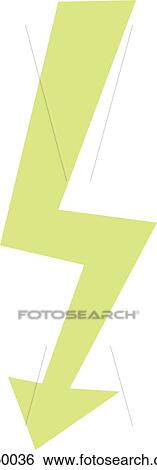 A picture of a green arrow View Large Illustration Stock Illustration - A picture of a green arrow. Fotosearch