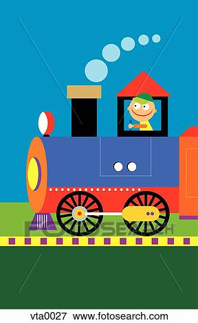 A train conducter View Large Illustration Stock Illustration - A train conducter. Fotosearch
