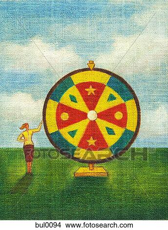 A woman standing beside a spinning wheel View Large Illustration Stock Illustration - A woman standing beside a spinning wheel. Fotosearch