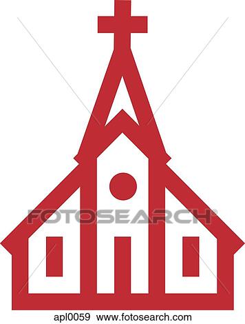 An illustration of a church View Large Illustration Stock Illustration - An illustration of a church. Fotosearch