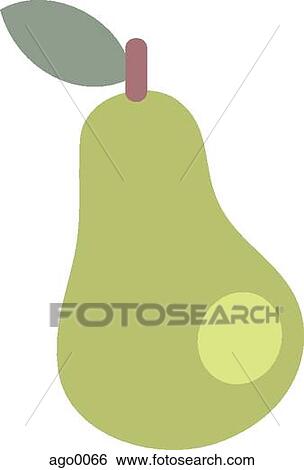Stock Illustration - An illustration of a pear. Fotosearch