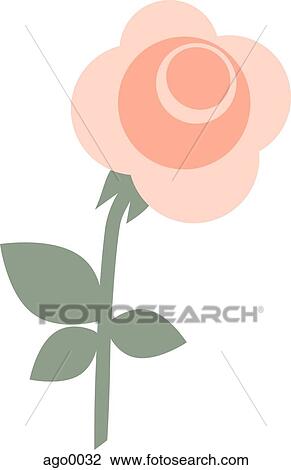 An illustration of a pink rose View Large Illustration Drawing - An illustration of a pink rose. Fotosearch