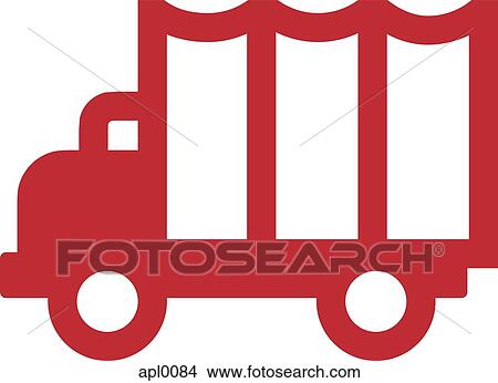 An illustration of a red truck View Large Illustration Stock Illustration - An illustration of a red truck. Fotosearch