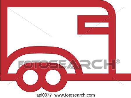 An illustration of a trailer View Large Illustration Stock Illustration - An illustration of a trailer. Fotosearch