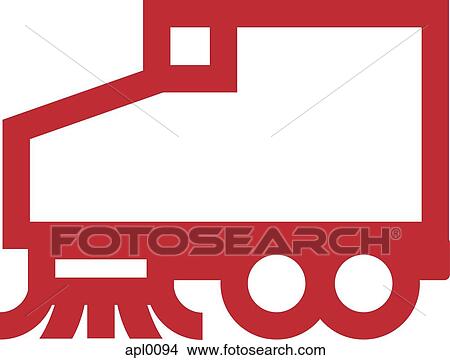 Stock Illustration - An illustration of a zamboni. Fotosearch