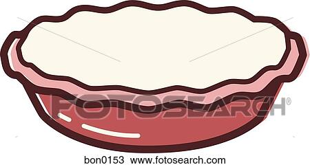 Drawing of Illustration of pie crust bon0153 - Search Clipart ...