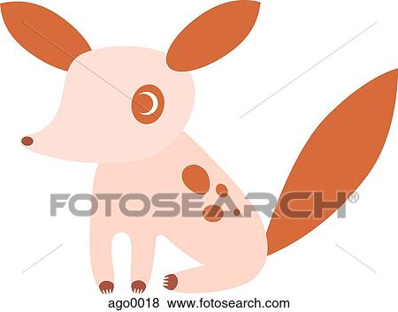 Cartoon drawing of a fox View Large Illustration Stock Illustration - Cartoon drawing of a fox. Fotosearch