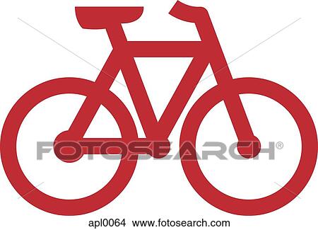 Stock Illustration - Drawing of a bicycle. Fotosearch