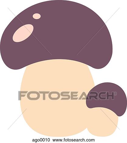 Drawing of a pair of mushrooms View Large Illustration Clipart - Drawing of a pair of mushrooms. Fotosearch