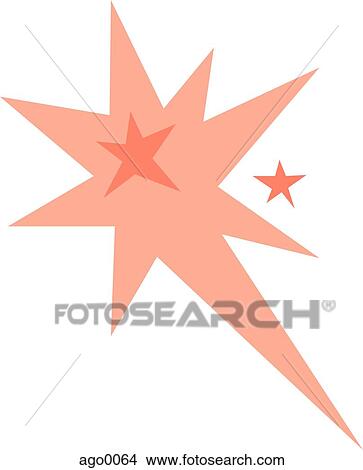 Drawing of a star burst View Large Illustration Stock Illustration - Drawing of a star burst. Fotosearch