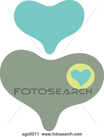 Drawing of hearts View Large Illustration Clip Art - Drawing of hearts. Fotosearch