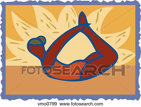 iIlustration of a person stretching View Large Illustration Stock Illustration - iIlustration of a person stretching. Fotosearch