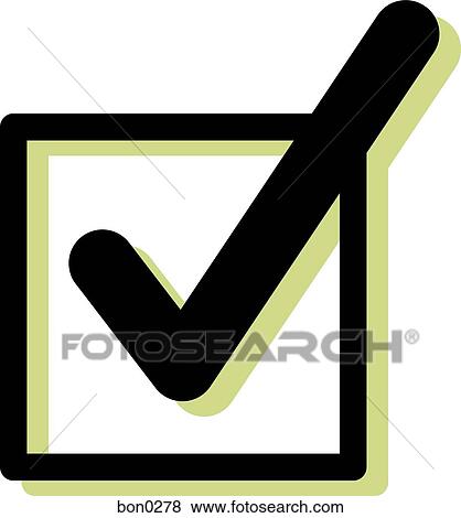 Illustration of a checkbox View Large Illustration Stock Illustration - Illustration of a checkbox. Fotosearch