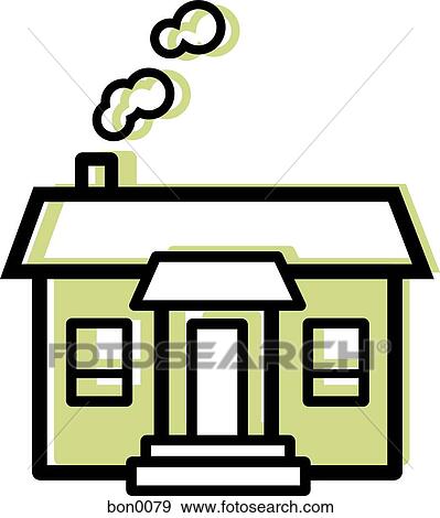 Illustration of a house View Large Illustration Stock Illustration - Illustration of a house. Fotosearch