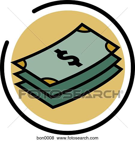 Illustration of a stack of dollar bils View Large Illustration Stock Illustration - Illustration of a stack of dollar bils. Fotosearch