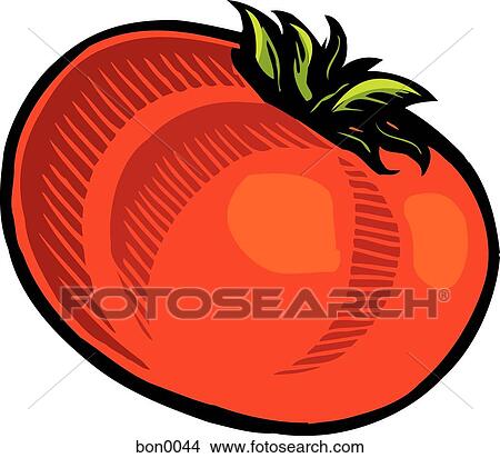 Illustration of a tomato View Large Illustration Stock Illustration - Illustration of a tomato. Fotosearch